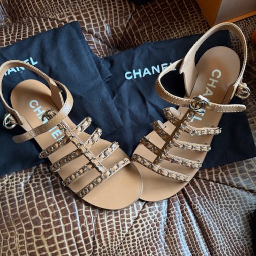 Chanel Sandals!  100% Authentic